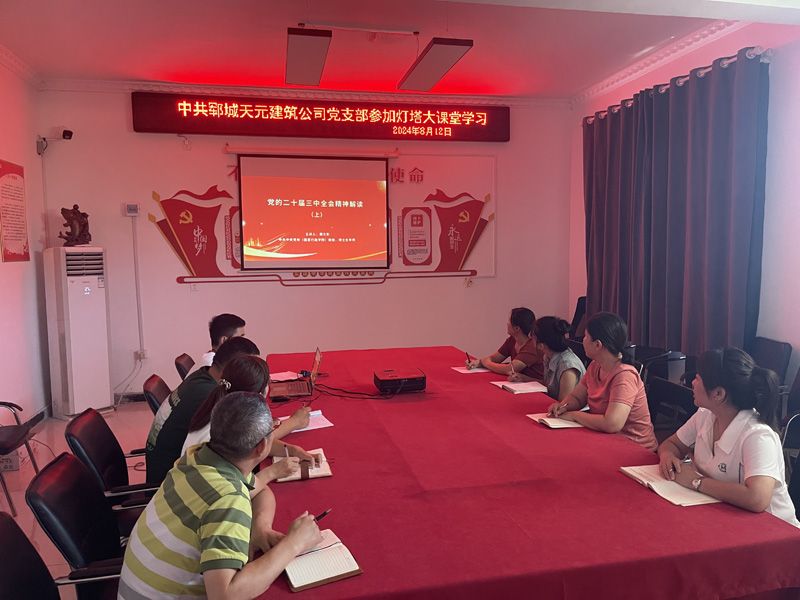 公司黨員干部學習習總書記的二十屆三中全會解讀